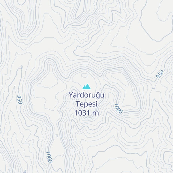 Map of Yardoruğu Tepesi