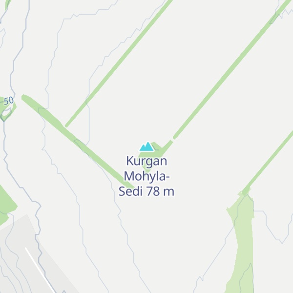 Map of Kurgan Mohyla-Sedi