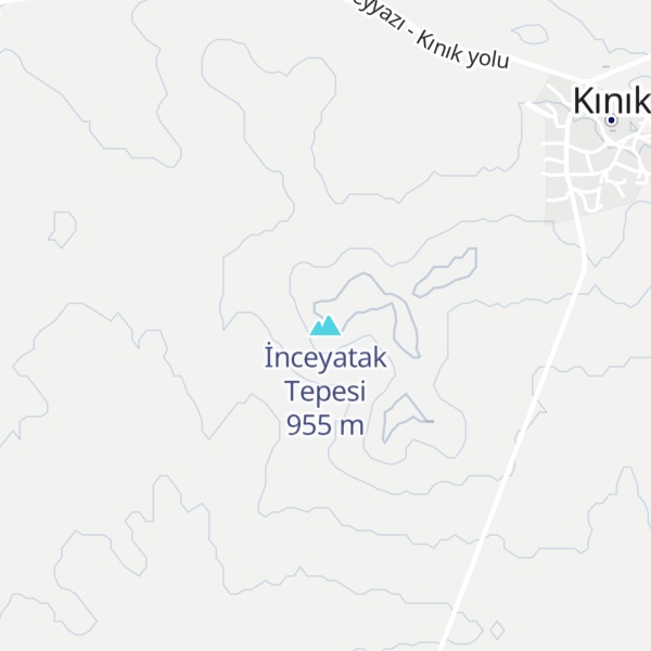 Map of İnceyatak Tepesi