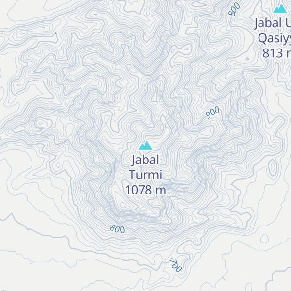 Map of Jabal Turmi