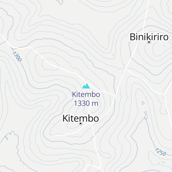 Map of Kitembo