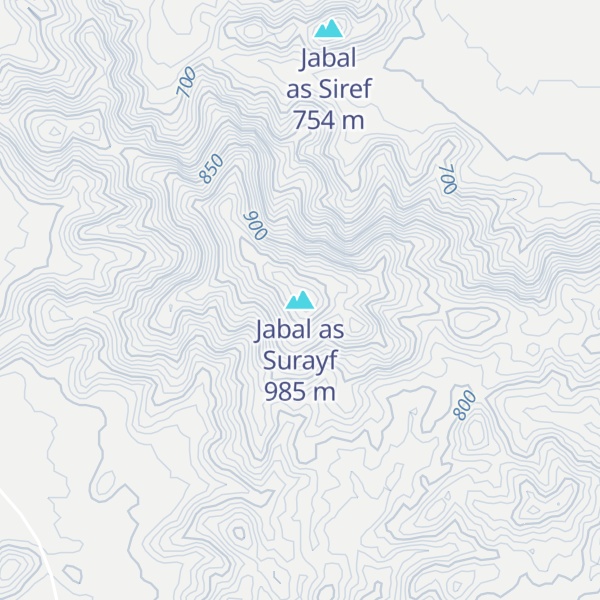 Map of Jabal as Surayf