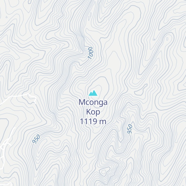Map of Mconga Kop