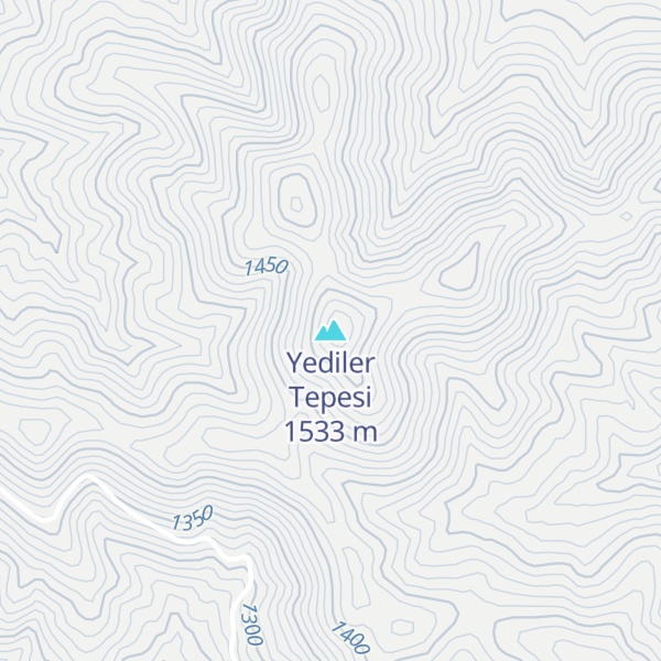 Map of Yediler Tepesi