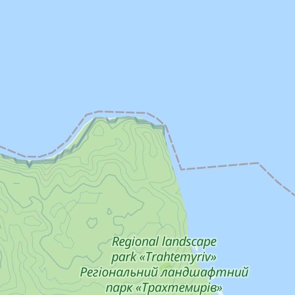 Map of Baturova Gora (Gora Batura)