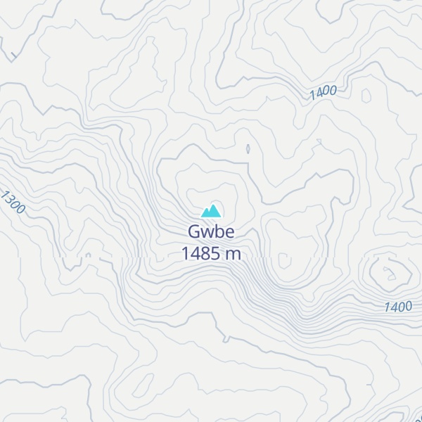 Map of Gwbe