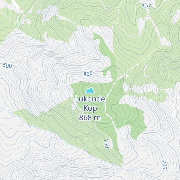 Map of Lukonde Kop