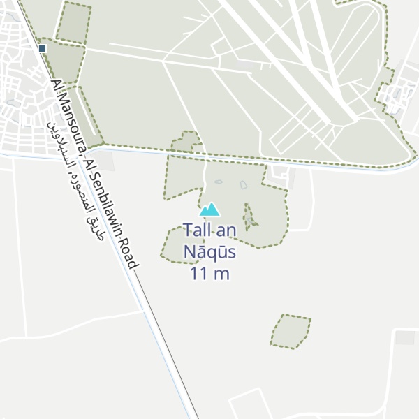 Map of Tall an Nāqūs