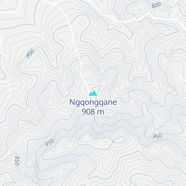Map of Ngqongqane