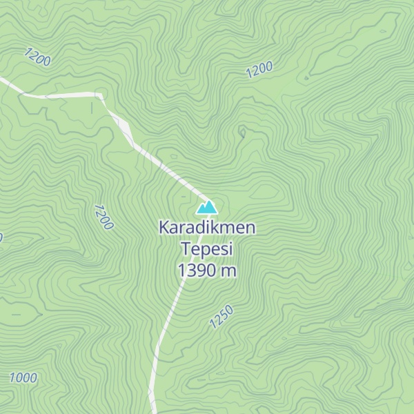 Map of Karadikmen Tepesi
