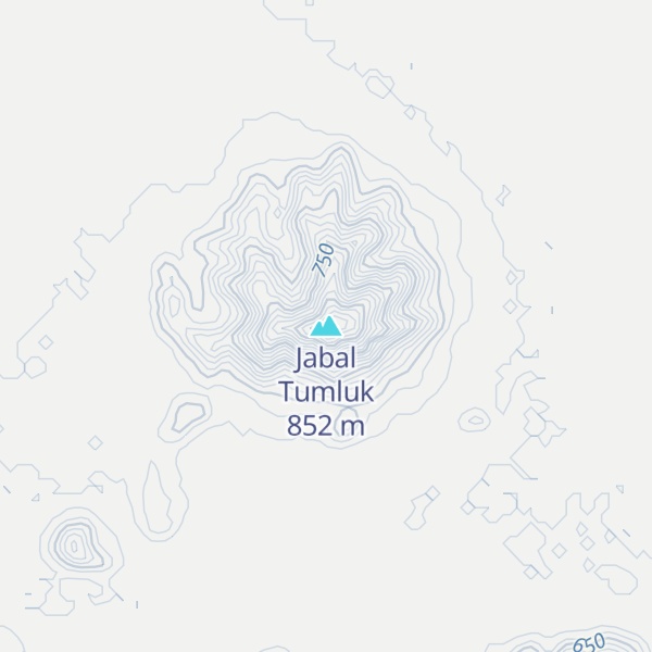 Map of Jabal Tumluk