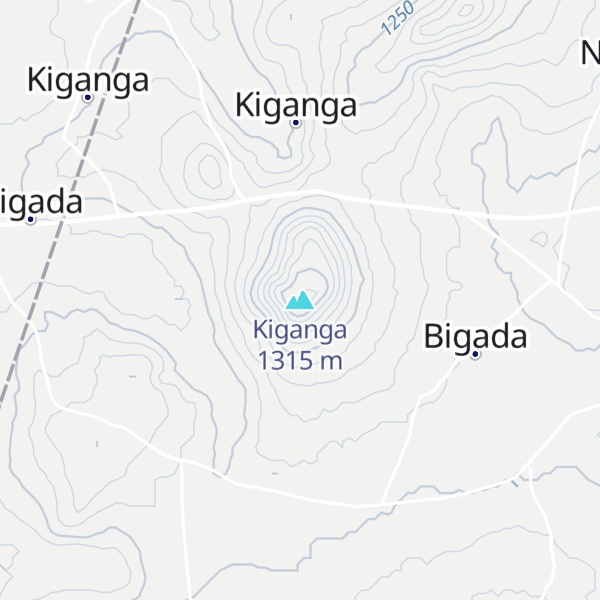 Map of Kiganga