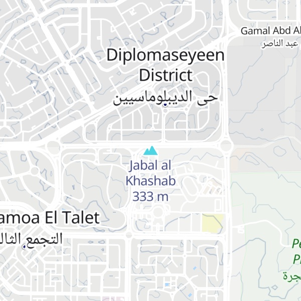 Map of Jabal al Khashab