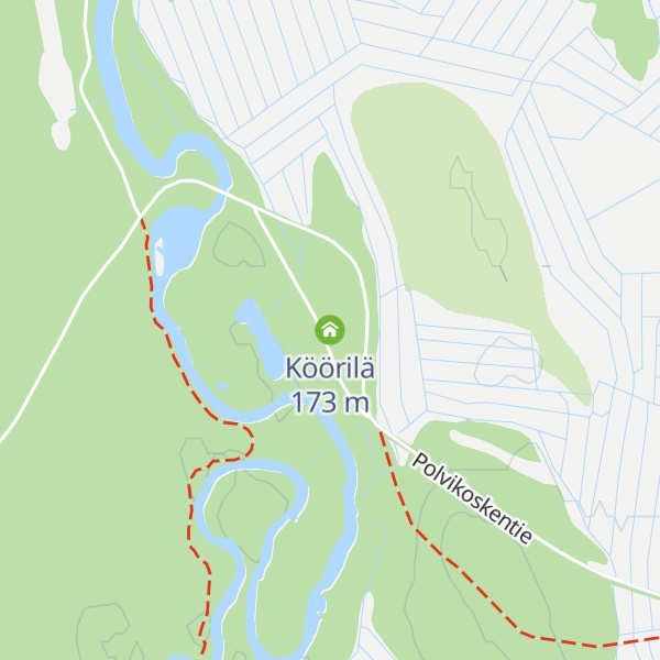 Map of Köörilä