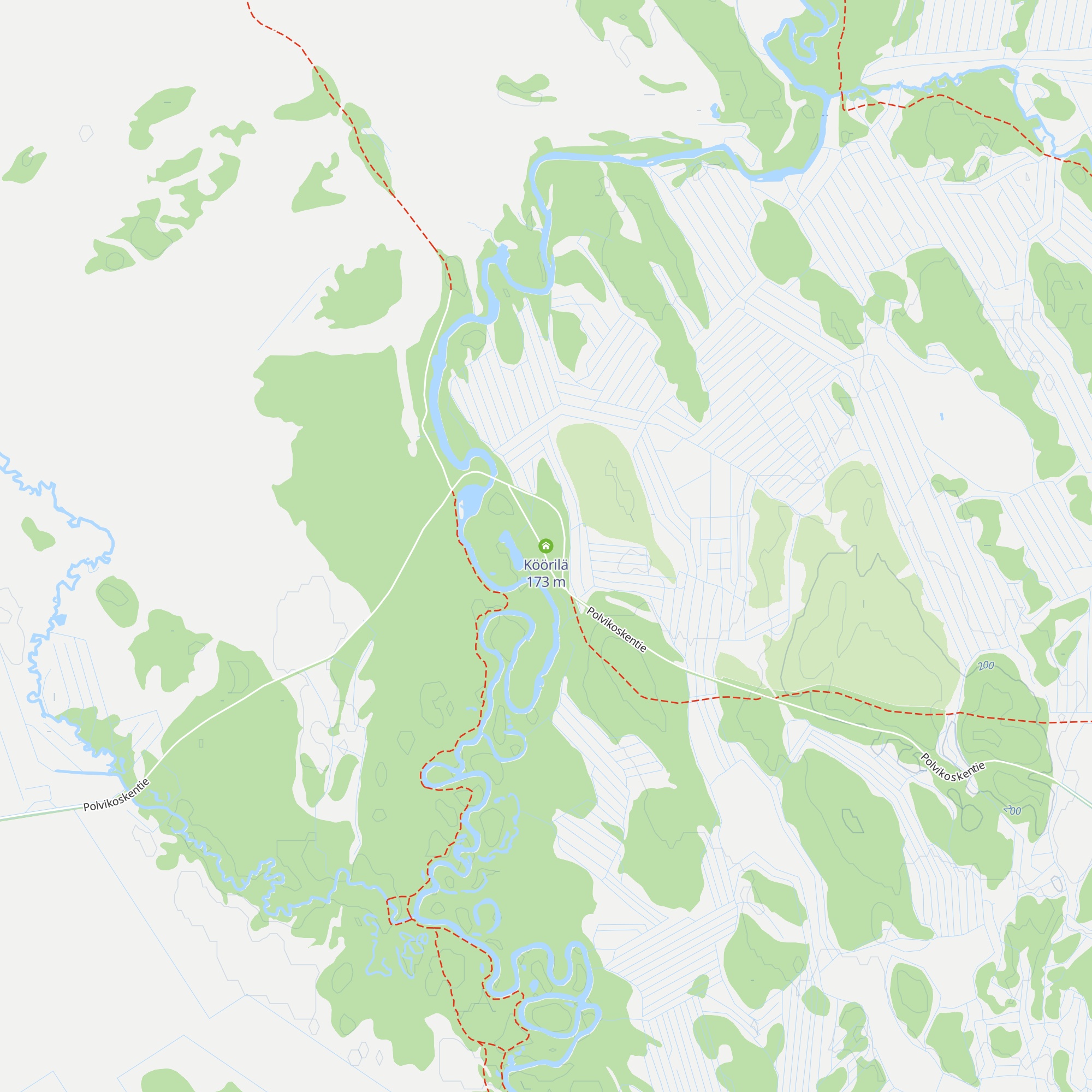 Köörilä map