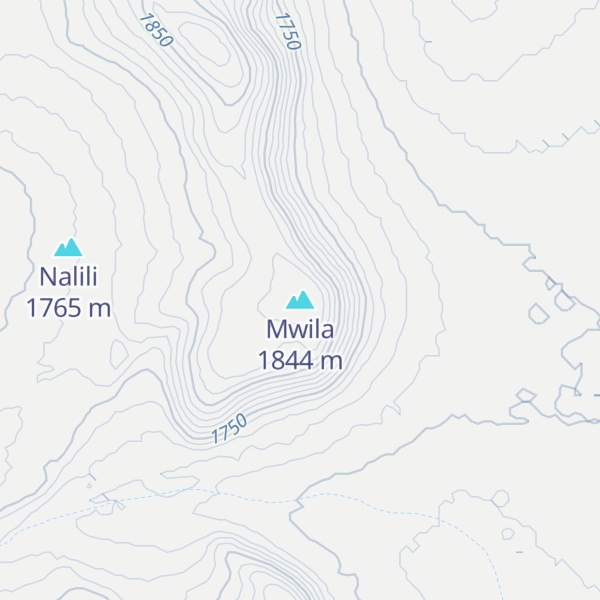 Map of Mwila