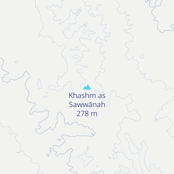 Map of Khashm as Sawwānah