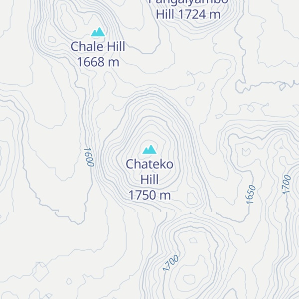 Map of Chateko Hill