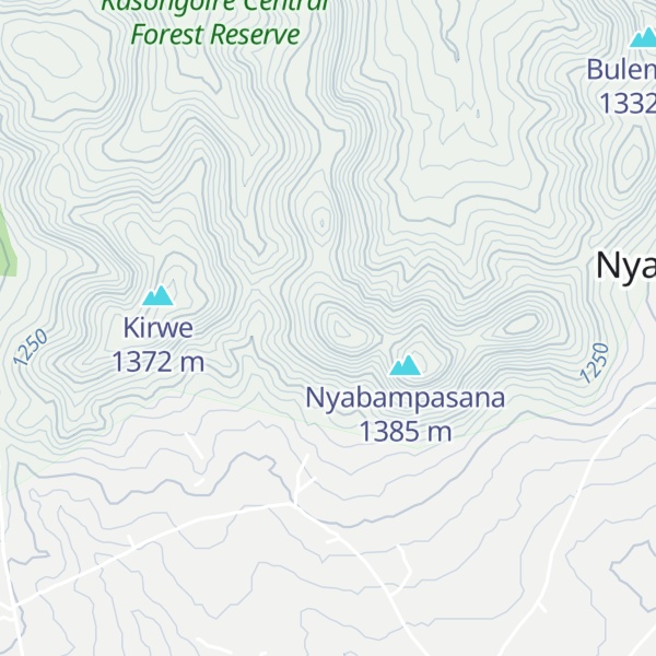 Map of Nyabiryo