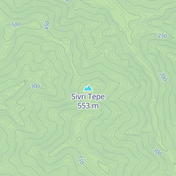 Map of Sivri Tepe