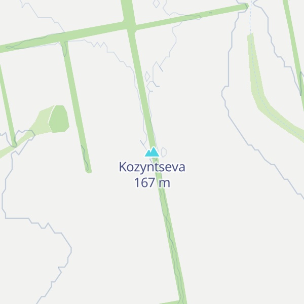 Map of Kozyntseva