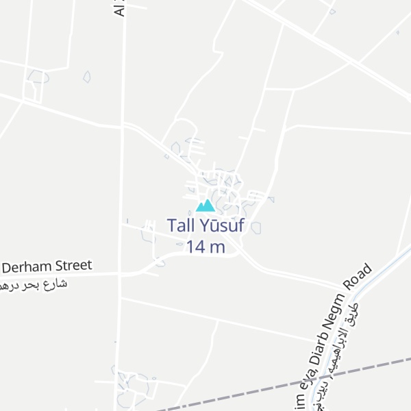 Map of Tall Yūsuf