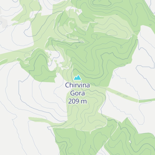Map of Chirvina Gora