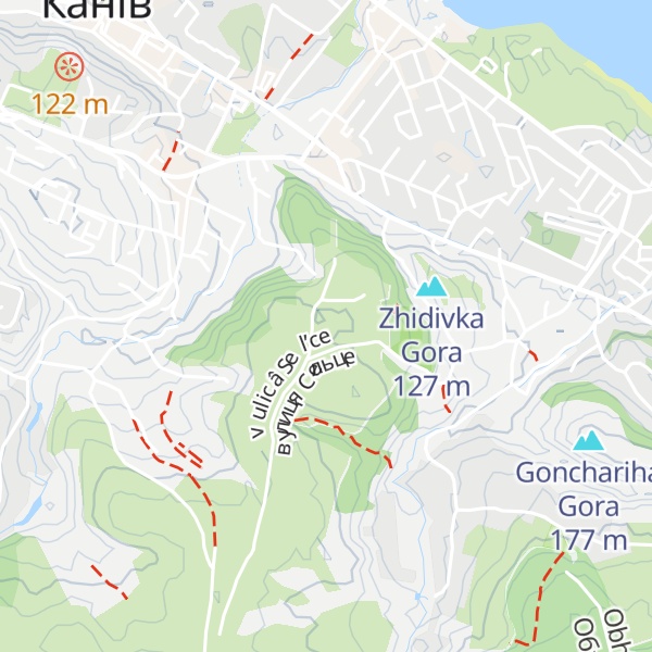 Map of Grecka Gora