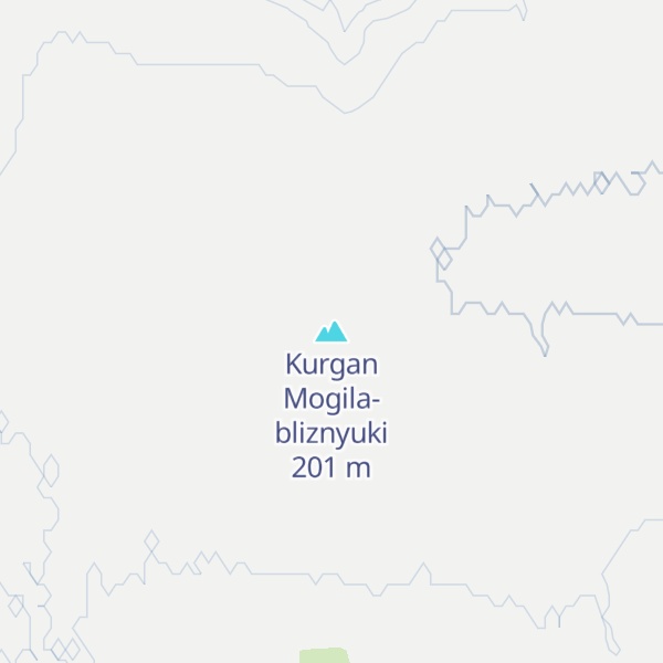 Map of Kurgan Mogila-bliznyuki