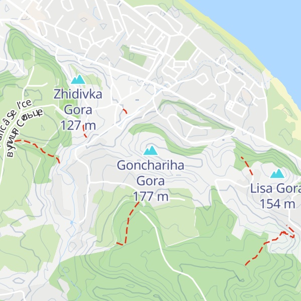 Map of Gonchariha Gora