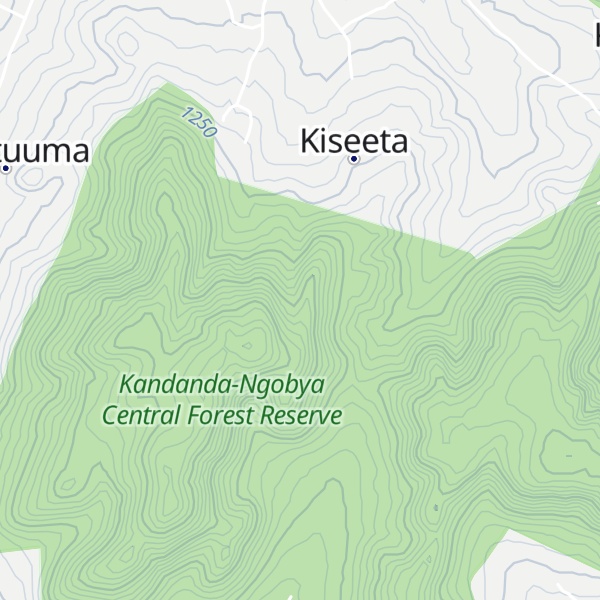 Map of Kandanda