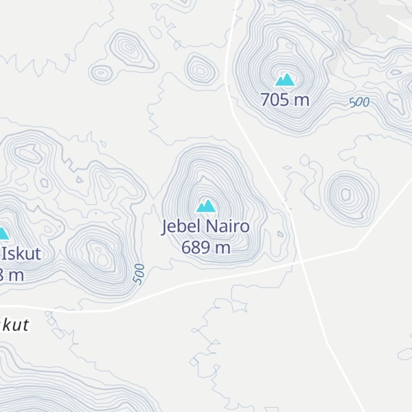 Map of Jebel Nairo