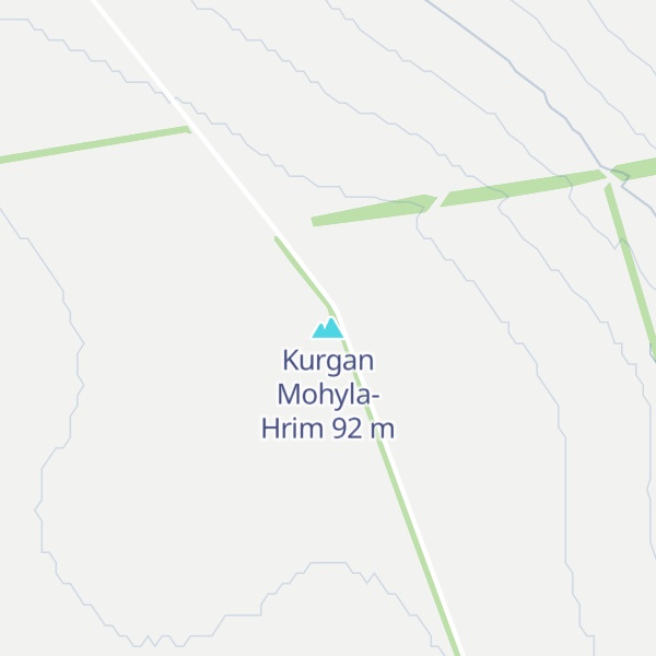 Map of Kurgan Mohyla-Hrim