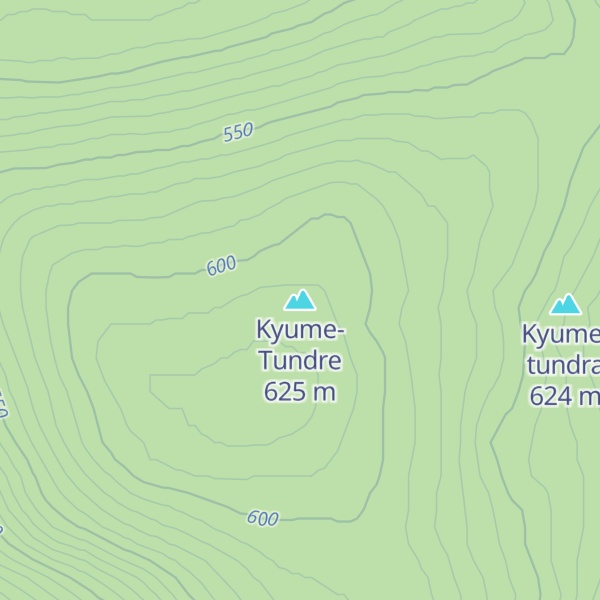 Map of Kyume-Tundre