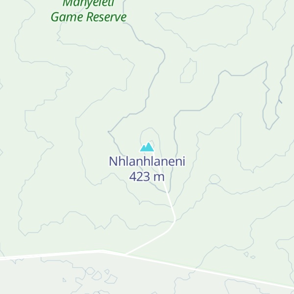 Map of Nhlanhlaneni