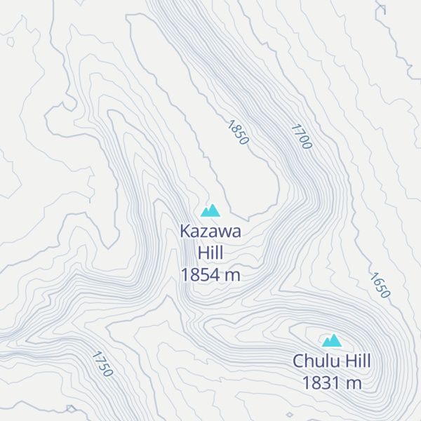 Map of Kazawa Hill
