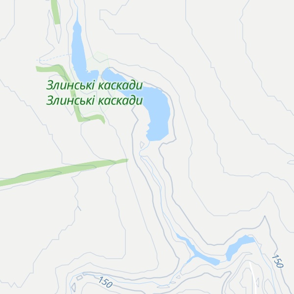 Map of Urochish'e Kaskadi