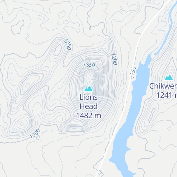 Map of Lions Head