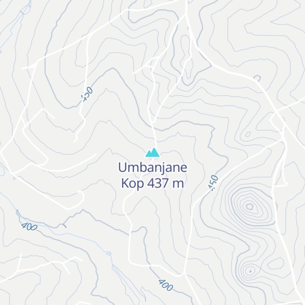 Map of Umbanjane Kop