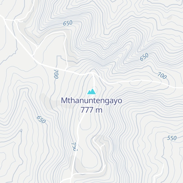Map of Mthanuntengayo