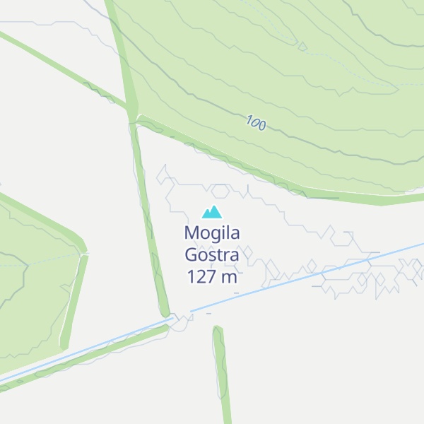 Map of Mogila Gostra