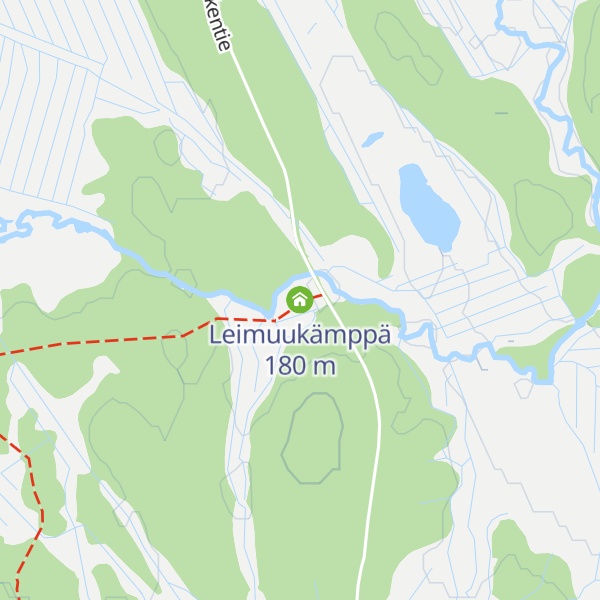 Map of Leimuukämppä