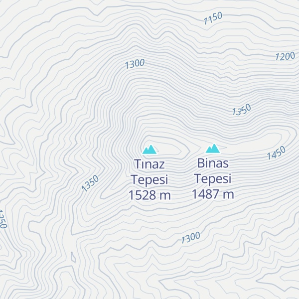 Map of Tınaz Tepesi