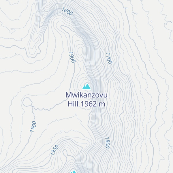 Map of Mwikanzovu Hill
