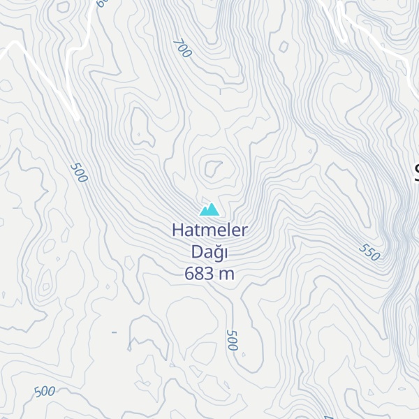 Map of Hatmeler Dağı
