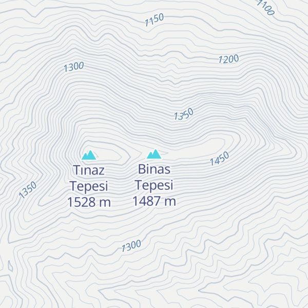Map of Binas Tepesi