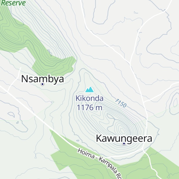 Map of Kikonda