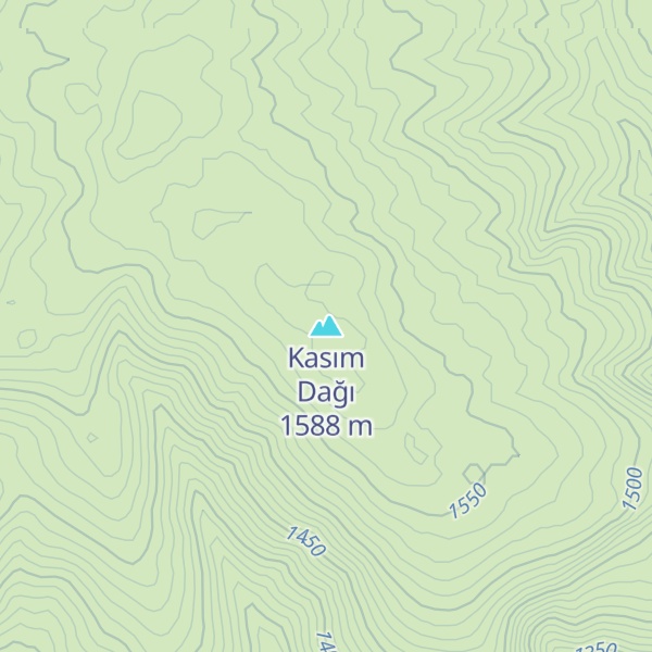 Map of Kasım Dağı