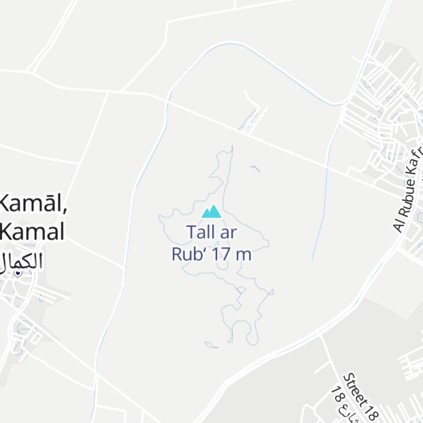 Map of Tall ar Rub‘