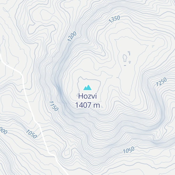 Map of Hozvi